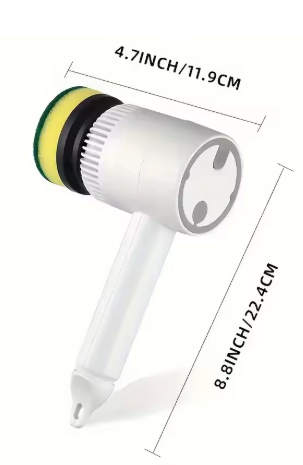 Electric Cleaning Brush 3-in-1 Handheld Kitchen Cleaner Cordless Spin Scrubber